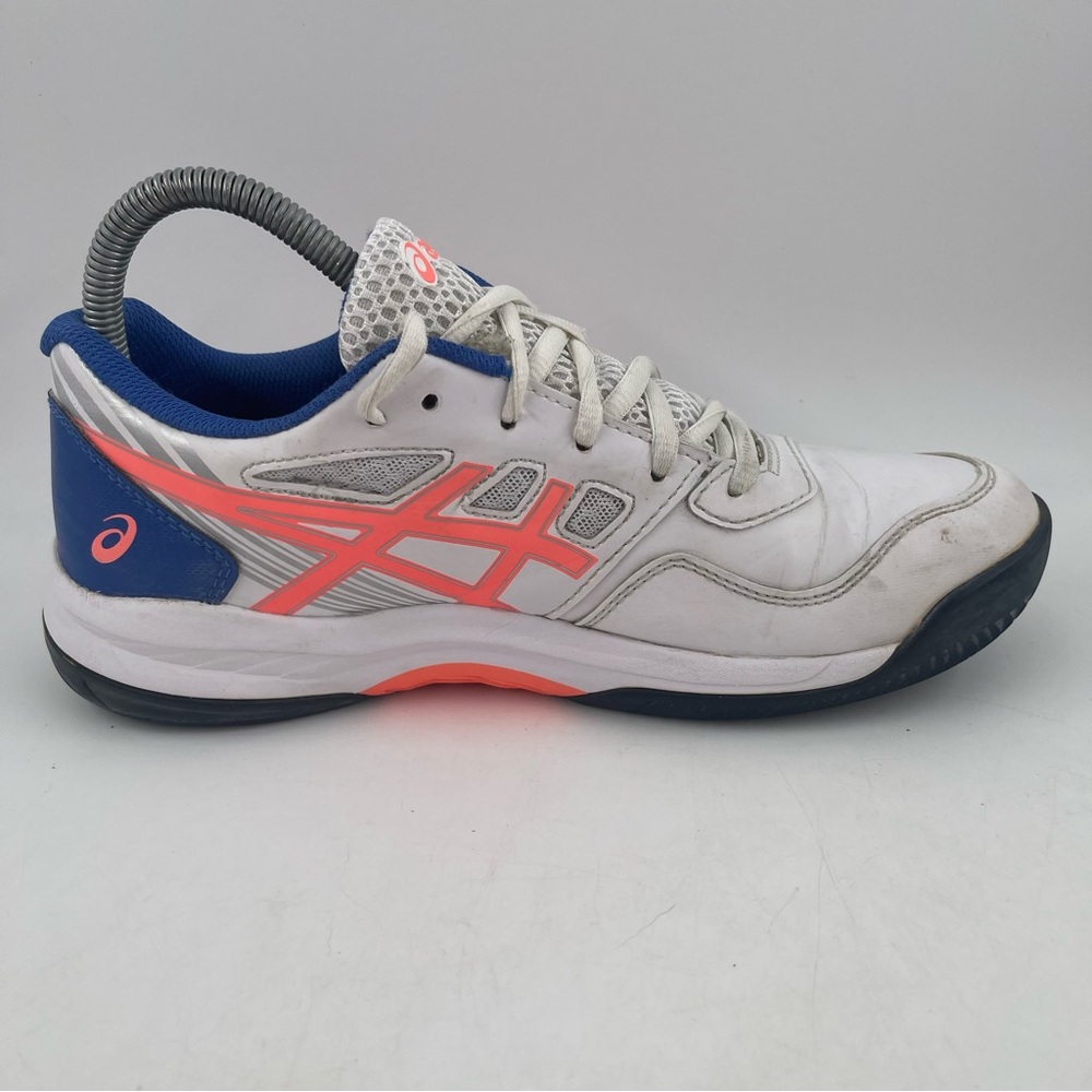 ASICS Big Girls Gel Game 8 Grade School White Athletic Shoes - Size 6 Youth